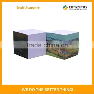Onzing Good Quality 12x12x12 Paper Memo Pad Note Cube Block thumbnail-2