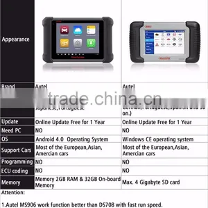 BEACON AUTEL MaxiSYS MS906 Android 4.0 BT/WIFI Auto Diagnostic Scanner thumbnail-6