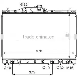 Aluminium Radiator for HONDA Legend KA7 thumbnail-1