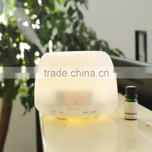 300ml Aroma Essential Oil Diffuser/ultrasonic Mist Maker/ultrasonic Humidifier With Digital Clock thumbnail-3