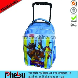Cute Kid School Trolley Bag Wheeled School Backpack(TROB15-001) thumbnail-1