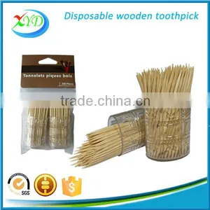 Disposable Sterile Wooden Toothpicks / Plastic Jar Wooden Toothpick thumbnail-6