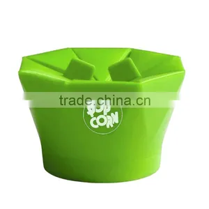 Healthy Microwave Silicone Popcorn Popping Bowl thumbnail-1