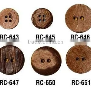Coconut Button for Garment Fashion Hot Sale Handmade Manufacturer India thumbnail-1