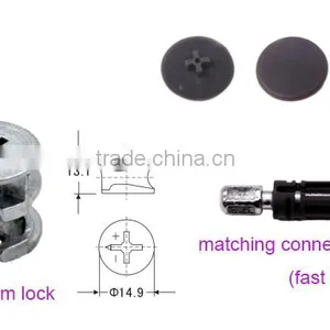 Furniture Connecting Fitting Minifix Connector Screws Cam Lock thumbnail-2