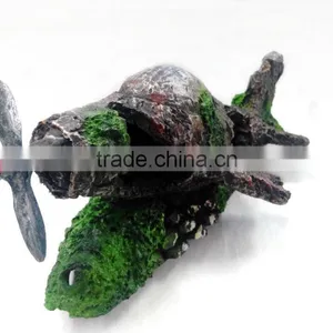Wholesale Resin Aquarium Decorations Ornaments Seabed Aircraft Plane for Aquarium&fish Tank thumbnail-6