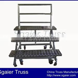 Aluminum Plywood Singing Platform, Indoor or Outdoor Chorus Riser thumbnail-1