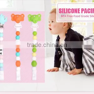 Make From Food Grade Silicone DIY Baby Pacifier Chain Baby Teething thumbnail-4