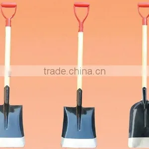 Square Point Shovel With D Wood Handle thumbnail-1