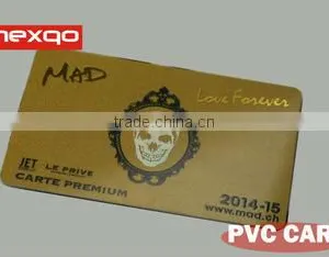 CMYK Printed Gold Hot Foil Stamping Membership Card PVC VIP Card thumbnail-2