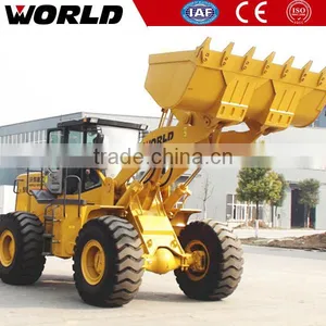 Hydraulic ZL50 Gearbox Chinese 5ton World Brand Wheel Loader thumbnail-1