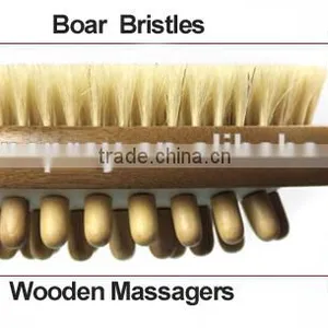 Bamboo Double Sided Body Brush thumbnail-1