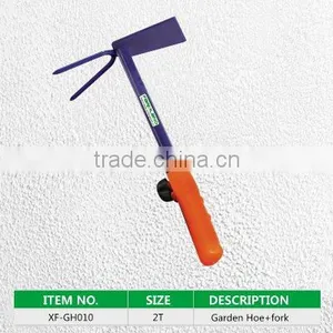 Double Useful Stainless Spade Rake With Wood Handle thumbnail-1