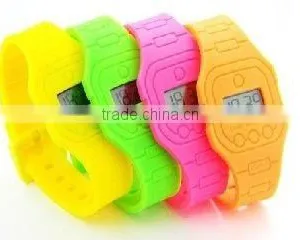 Hot!!! Delicate Digital Silicone Watch thumbnail-1