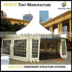 Excellent Hexagon Aluminium Frame Structure Tent With High Peak Roof thumbnail-2