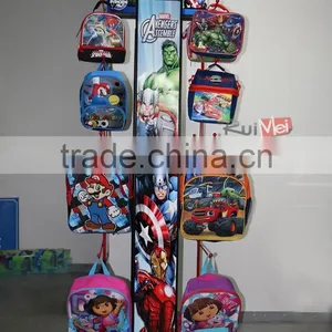 Red Metal Hanging Bag Display Stand thumbnail-1