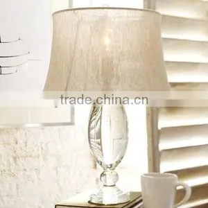 Elegant Crystal Bedside Table Lamp thumbnail-1