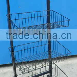 Vivinature Storage Basket Storage Cart and Storage Shelf With Basket thumbnail-2