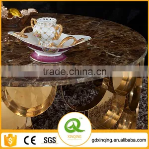 Hot Sale Gold Round Vintage Coffee Table C396 thumbnail-3