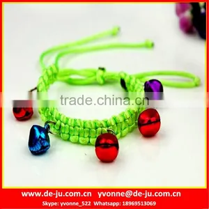 Green String Cheap Nylon Braid Dog Collar thumbnail-1