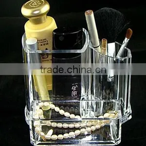 Plastic Cosmetic Organizer,acrylic Make up Organizer, Clear Cube Makeup Organizer thumbnail-6