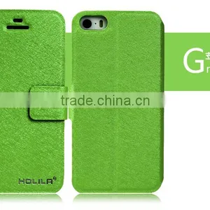High Quality Wallet Leather Case Flip PU Leather Phone Case Protective Back Covers for IPhone 5 5s thumbnail-3