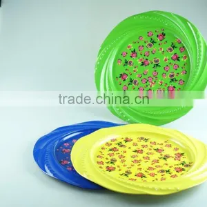 New Stainless Steel Decal and Spray Paint Plate Cast Iron Food Storage Dish Enamel Round Dish thumbnail-1