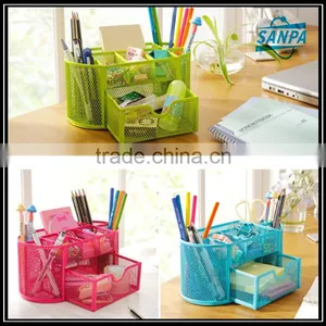 2016 Colorful Wire Mesh Desk Organizer thumbnail-1
