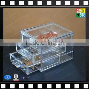 Multiple PMMA Draws Organizer Acrylic Makeup Cosmetic Organizer With Dividers From Shenzhen Yidong thumbnail-2