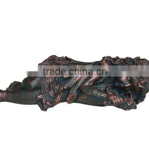 Anitique Garden Cast Iron Little Girl Statue thumbnail-1