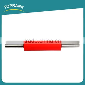 Toprank China Manufacturer Non-Stick Plastic Dough Rolling Pin Pastry Boards French Rolling Pin 45CM Roller Silicone Rolling Pin thumbnail-2