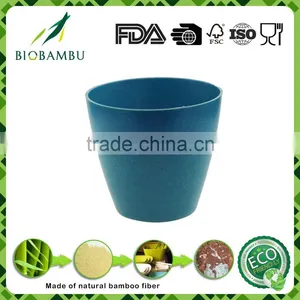 High Quality Factory Price Custom Bamboo Fiber Indoor&Outdoor Flower Pots thumbnail-3