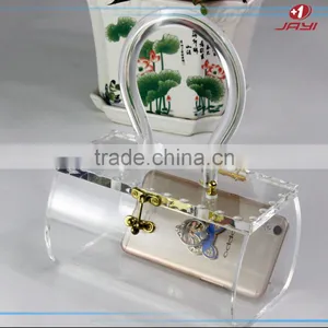 Factory Supply Custom OEM Fashionable Ladies Acrylic Bag Clutch/Custom Print Clutch Bag thumbnail-2