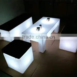 Led Bench Lounge Furniture, Cheap Barstools Lighting/ Led Bar Chairs thumbnail-1