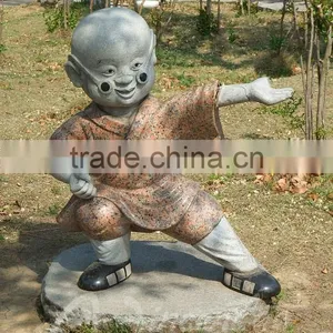 Garden Decoration Hand Carved Natural Marble Life Size Baby Buddha Statue for Sale thumbnail-1