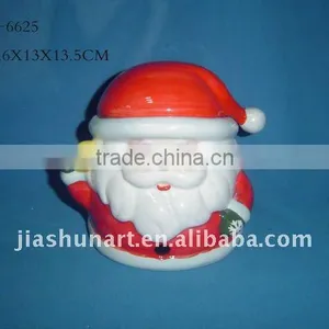 Ceramic Red Santa thumbnail-1