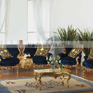 Luxurious Elegant Rococo Designed Carving White and Golden Tufted Crown Bed With Nightstand and Dressing Table BF12-05254f thumbnail-5