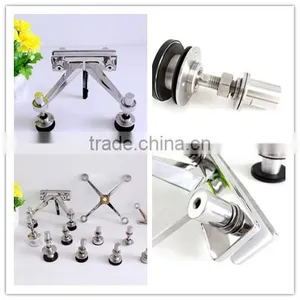 High Quality 304 316 Glass Spider Fitting 3 Way Arm Spider for Curtain Wall thumbnail-1