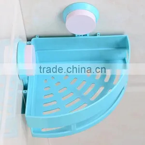 Vacuum Suction Cup Bathroom and Kitchen Plastic Triangle Shelf/holder thumbnail-4