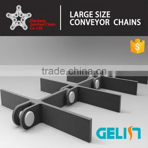DT Type Large Buried Scraper Drop Forging Conveyor Chain thumbnail-1
