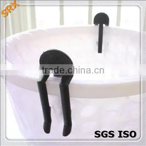 DIY Utility 2Pcs Garbage Can Waste Bin Trash Can Bag Clip Holder thumbnail-3