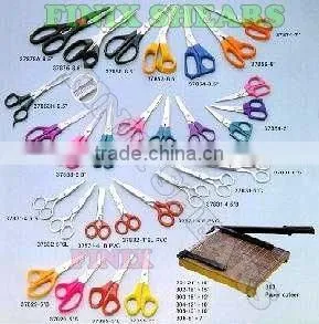 Multicolored Safety Paper Cutting Scissors thumbnail-1
