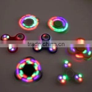 2017 Shine LED Hand Spinner Tri Fidget Finger Spinner EDC Spin Stress Focus Desk Toy thumbnail-6