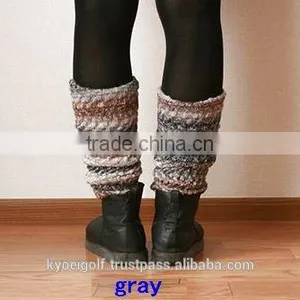 Super Warm Leg Warmer, Colorful and Silk Mix Inner Layer, Made in Japan thumbnail-1