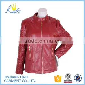 2017 New Small Leather Jacket Women Top Quality High Fashion thumbnail-1