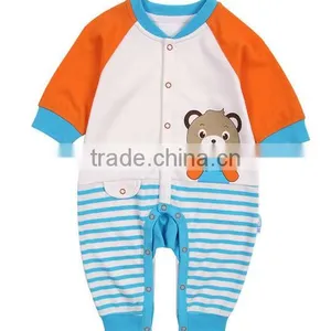 Superman Baby Romper ,long Sleeve Baby Romper Wholesale thumbnail-1
