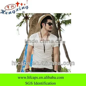 Wholesale Cheap Modal White Plain T-shirt thumbnail-1