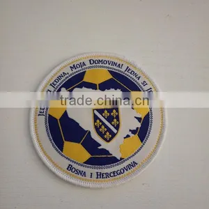 Wholesale Factory Cheap Woven Name Patch Embroidery Patch With Merrow Border thumbnail-5