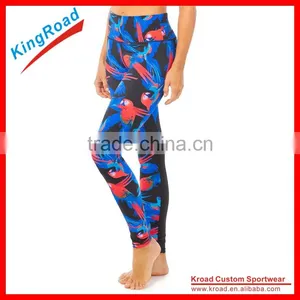 2015 OEM Sublimation Camouflage Suits Compression Pants Yoga Pants thumbnail-4