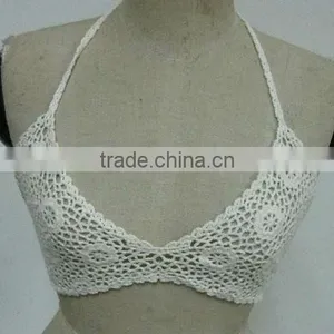 Crochet Cotton Lady's Bra Style thumbnail-1